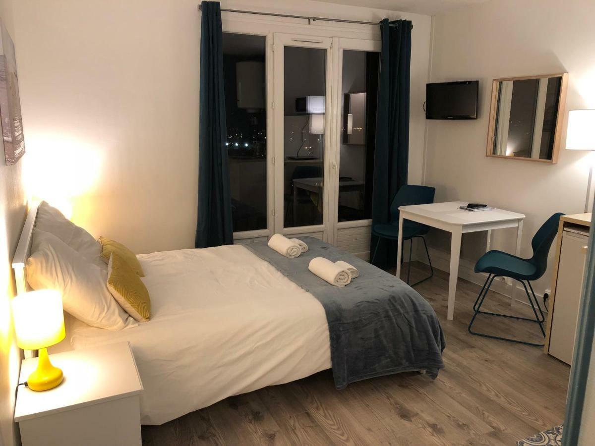 Escale Dieppe Gambetta - Appart Et Studios 2-6 Personnes Vue Ville Et Mer Kültér fotó