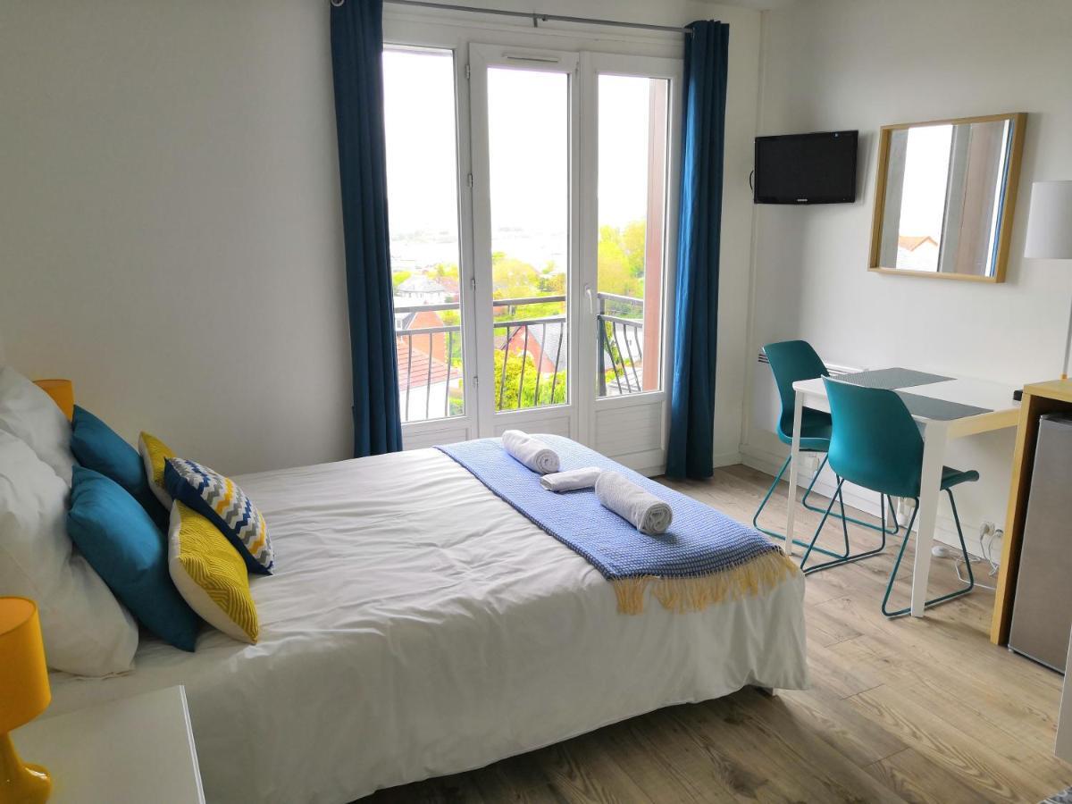 Escale Dieppe Gambetta - Appart Et Studios 2-6 Personnes Vue Ville Et Mer Kültér fotó